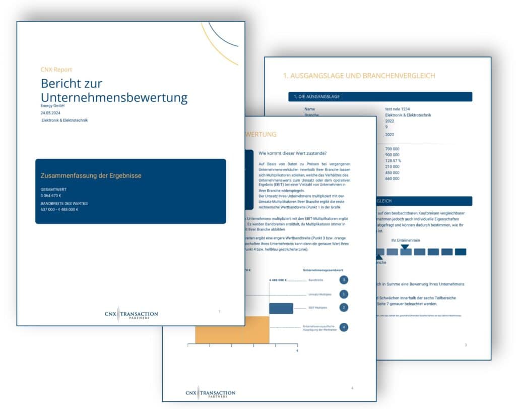 Report CNX Unternehmenswertrechner